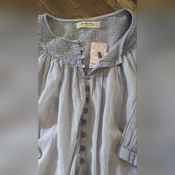 We The Free, Free People, Cool Meadow Blouse, NWT, size small - Picture 6 of 8